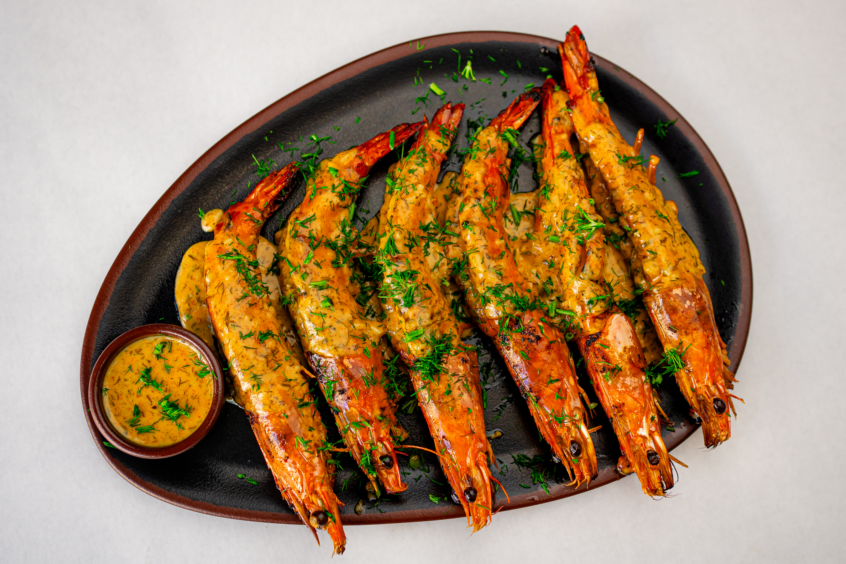 Head-on Shrimp Butterfly at Hamido Seafood, Astoria