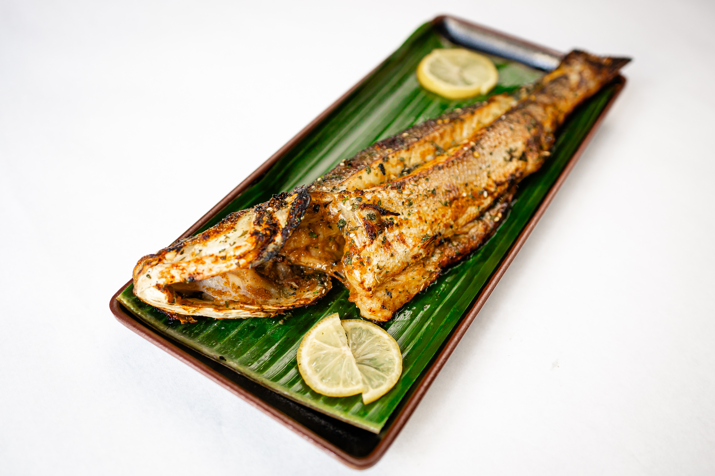 Whole Bronzini Grilled or Fried at Hamido Seafood, Astoria